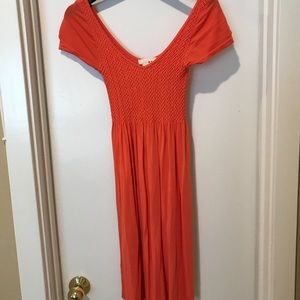 Salmon colored comfy dress!